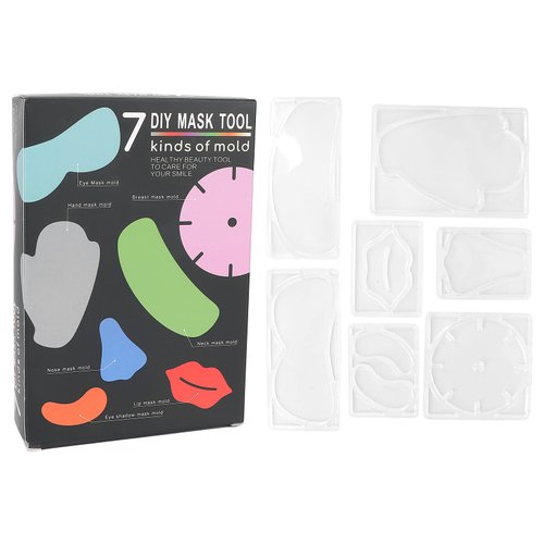 7 Types Transparent Facial Mask for DIY Face Mask Machine, Reusable Face Mask Patch Machine Maker DIY Facial Mask Tool Accessory
