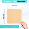 MedVance TM Silicone - Silicone Adhesive Foam Absorbent Dressing, 8"x8", Box of 5 dressings