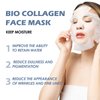 Deep Collagen Lifting Mask, Anti Wrinkle Moisturizing Face Mask, Smooth & Tight Skin, Overnight Hydrogel Mask, Helps Reduce Fine Lines & Wrinkles(4 Pack)
