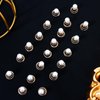 Hapdoo 20pcs Pearl Hair Clips, Gold pearl Spiral Hair Clip Bridal Pins, Vintage Wedding Braided Hair Clips Headpieces, Fashion Hair Stylish Accessories for Women Girls
