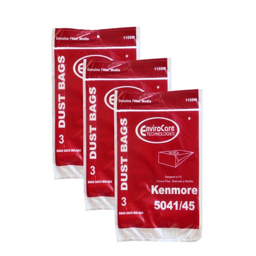 EnviroCare Replacement Vacuum Cleaner Bags Designed to fit Kenmore 5041 and 5045 Type H Canisters 9 Bags