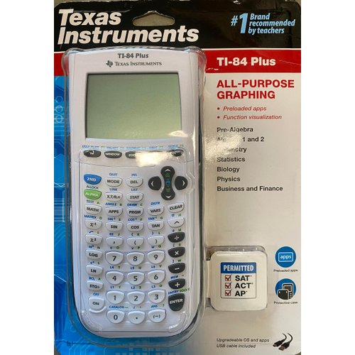 Texas Instruments Ti-84 Plus Graphing Calculator, White