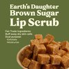 Organic Brown Sugar Lip Scrub Stocking Stuffers – 0.7oz – USDA Organic Lip Exfoliator Scrub for Dry Lips - Fair Trade, Brown Sugar, Jojoba Oil, Beeswax, Coconut Oil - Lip Scrubber Exfoliator