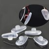 Eyeglass Nose Pads Push-in Push in Air Chamber 5 Pairs Anti-Slip Soft Silicone Glass Nose Pads for Glasses Eyeglasses Sunglasses