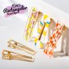 LEOBRO Gold Hair Clips, 50PCS Alligator Barrettes for Women, Girls, Crafts, DIY Hair Bows