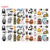 Pounchi Cute Cartoon Temporary Tattoos (8 Sheets) Gifts Anime Decor Cosplay Waterproof Temporary Tattoos Cartoon Stickers Party Favors Supplies for Teens Kids