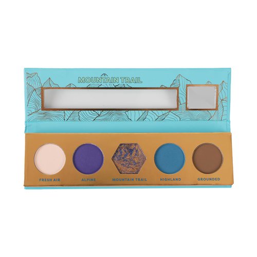 Profusion Cosmetics Blooming Beauty 5-Shade Eyeshadow Palette - Highly Pigmented Eyeshadows for Stunning Day & Night Looks (Mountain Trail)