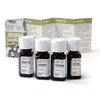 Aura Cacia Discover Essential Oils Kit, 4-Pack, Lavender, Eucalyptus, Peppermint & Tea Tree Oils, Excellent Starter Set