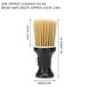 Neck Hair Cutting Duster Brush, Soft Barber Neck Duster Brush with Powder Storage, Hair Sweep Brush for Neck Shoulder, Hair Brush Barber Cleaning Hairbrush Hair Sweep Styling Tool(Black)