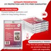 Premium Magnetic Card Holder - 35PT Standard Size (5 Pack) PVC Free - UV Protection - Hard Plastic One Touch Protector for Collectible Sports Cards Acrylic Display Card Cases