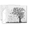 Funeral thank you cards with envelopes Celebration of life Floral Tree acknowledgment memorial Sympathy Christian Thank you notes (40 Pack)