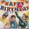 33-Piece Basketball Party Supplies Set | Happy Birthday Banner, Balloons, Cake Toppers | Perfect Basketball Party Decorations for Boys and Girls