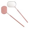 Pretty memory Lash Mirror, 2.2Inches Stainless Steel Makeup Mirror, Eyelash Extensions Accessories for Lash Extension Supplies, Lash Tech Must Haves (Rose Gold)