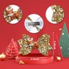 8pcs Christmas Hair Clip Glitter Sequined Christmas Santa Bow Clips Christmas Tree, Snowflower Elk Bow Hair Barrettes Hairpin Christmas Tree Accessories Christmas Birthday Gifts for Girls Women