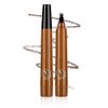 New Magic Eyebrow Pencil, 3D Waterproof Microblading Eyebrow Pencil Contouring Pen, 4 Tipped Precise Brow Pen, Fine Stroke Microblading Eyebrow Pencil Creates Natural Makeup Effect (Light Brown)