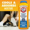 Arm & Hammer Foot Powder for Shoes & Feet, Talc-Free Odor & Moisture Control for Men & Women, 7 oz (3 Pack)