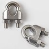 Cozihom 3/8 Inch M10 Wire Rope Cable Clip Clamp, 304 Stainless Steel, U Bolt Saddle Fastener, 6 Packs