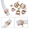 OCR 6-22mm 10Size Fuel line Spring Clamp Silicone Vacuum Hose Pipe Clamp Steel Wire Tube Pipe Clip, 100 Pack
