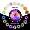 MUYANN Light Up Scrunchies - Camping Essentials Gifts for Women & Girls - Neon, Glow in the Dark Christmas Hair Accessories - Hair Ties & Bands - Perfect for Glow/Sleepover Party Favors & Supplies