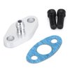 PTNHZ AN4 Turbo Oil Feed Inlet Flange Adapter Kit w/Gasket For T3 T4 T04 T04B T04E