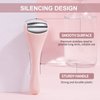 MAANGE Mini Eye & Face Rollers for Eye Massager, Stainless Steel Eye Ice Roller for Relief Puffiness Migraine Skincare Facial Roller (Pink)