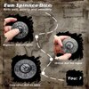 PJOY Spinner Dice 7-in-1 Metal DND Dice Set Built-in D4, D6, D8, D10, D%, D12 and D20 Unique Dice Spinner Rogue Metal D&D Dice for Dungeons and Dragons Gifts Stocking Stuffers