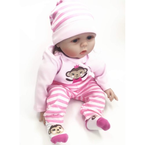 Pedolltree Reborn Baby Dolls Clothes Girl Clothing for 22 inch Reborn Baby Girl Outfits Accesories