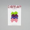 Set of 8 Felt Bows Pinks Alligator Clip or French Barrette (Alligator Clip Left)
