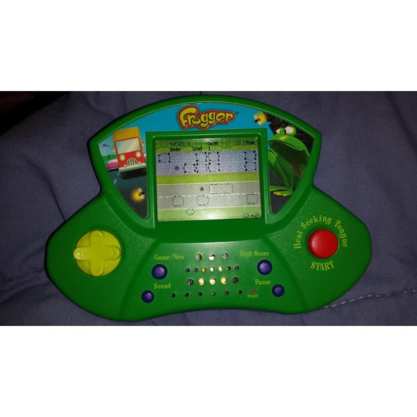 Handheld Electronic FROGGER with Heat Seeking Tongue