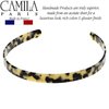 Camila Paris CP2002 French Headband for Women, Handmade Flow, Strong Hold Grip Women's Hair Band, Ligth and Very Flexible, No Slip and Durable Styling Girls Hair Accessories, Made in France