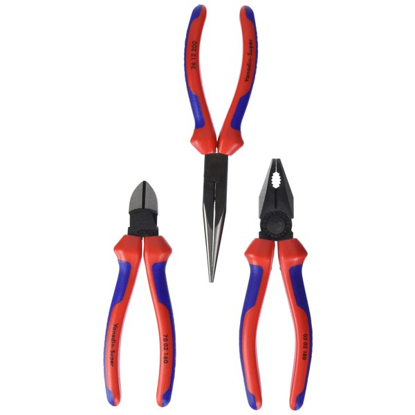 Knipex 00 20 11 "Assembly" Pliers Set (3 Piece)