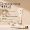 KYDA Mineral Sunscreen Eye Cream, 3-in-1 Anti-Aging Eye Cream, SPF 35, for Dark Circle and Fine Lines, Light