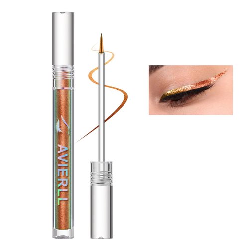 Corlo Glitter Liquid Eyeliner Multichrome Eyeshadow Waterproof Long Wearing, Blue Purple Shifting Colorful Multi-Reflective Eye Shadow Metallic Eyeshadow Glitter Eye Liner Smudge-proof (0-5)