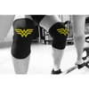 RUNTOP Knee Sleeves(1 PAIR) 7 mm Neoprene Knee Supports Pain Compression Brace Cap for Squats Cross Fitness Training WODS Weightlifting Powerlifting Knee Pads For Men Women Kids (M)