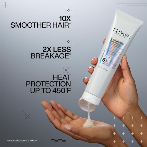 Redken Bonding Leave In Conditioner for Damaged Hair | Acidic Bonding Concentrate | Sulfate Free Leave In Treatment | Strengthens Weak Hair | Hair Repair | Safe for Color-Treated Hair & All Hair Types