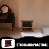 Toyvian Miniature Wooden Fireplace Dollhouse Furniture Micro Landscape Accessories for DIY Mini Home Scene Decoration Supplies