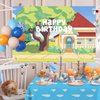Mishopy 118 Dog Blue Party Decorations Birthday Supplies Paw Balloons Garland Arch Kit Backdrop Tablecloth Blue Bone Balloon for Boys Girls Kids Blue Theme Birthday Decorations