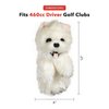 Daphne’s Westie Driver Headcover | Premium Driver Headcovers | Funny Golf Club Covers | Stylish Protection for Your Clubs | Men's Golf Gear | Driver Headcover for Men and Women
