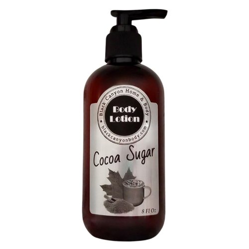 Black Canyon Cocoa Sugar Scented Luxury Body Lotion with Lanolin and Jojoba Oil, 8 Oz