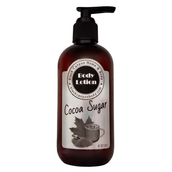 Black Canyon Cocoa Sugar Scented Luxury Body Lotion with Lanolin and Jojoba Oil, 8 Oz