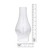 B&P Lamp® 3 Inch Base by 8 1/2 Inch Height Clear Glass Oil or Kerosene Lamp Chimney