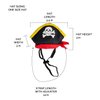 Pet Krewe Dog Pirate Costume & Cat Costume Medium | Pet Costume with Arms, Pirate Hat, Tunic, and Cape - Perfect for Christmas Holiday, Parties, Photoshoots, Gifts for Dog & Cat Lovers