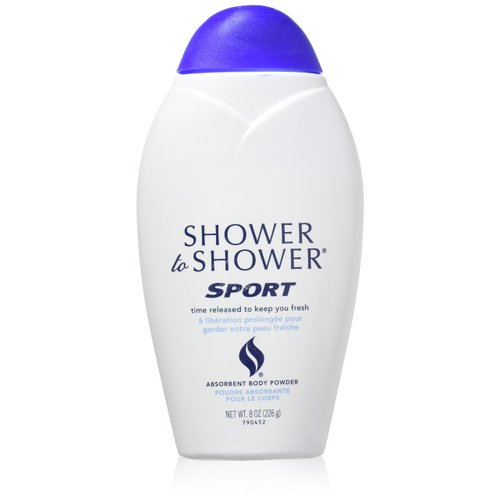SHOWER TO SHOWER Body Powder Sport 8 oz (Pack of 3)