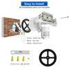 SANSI LED Security Lights, 18W (150Watt Incandescent Equiv.) Motion Sensor Lights, 1800lm 5000K Daylight Waterproof Outdoor Floodlights with Adjustable Dual-Head, White