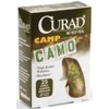 Medline CUR45701Z Curad Camo Fabric Adhesive Bandages, 3/4"X3", Camoflage Green (Box of 1)
