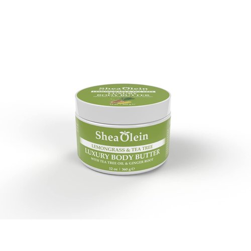 Shea Olein Luxury Body Butter (Lemongrass & Tea Tree Luxury Body Butter (12oz))