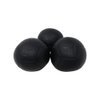 Zeekio - Josh Horton Pro Series Juggling Balls - Professional - for All Levels & Ages- Millet Filled - 12 Panel Synthetic Leather Ball Durable - 128 Grams 67mm Wide - Set of 3 Black