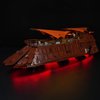 DALDED LED Lighting Kit for Lego Jabba's Sail Barge 75397, LED Light Compatible with Lego 75397 Building Block Models -Without Model