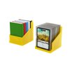 Gamegenic Bastion 100+ XL Deck Box - Compact, Secure, and Perfectly Organized for Your Trading Cards! Safely Protects 100+ Double-Sleeved Cards, Yellow Color, Made