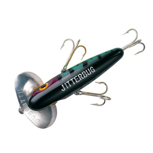 Arbogast Jitterbug Topwater Bass Fishing Lure - Excellent for Night Fishing, Perch, G700 (4 1/2 in, 1 1/4 oz) (G700-05)